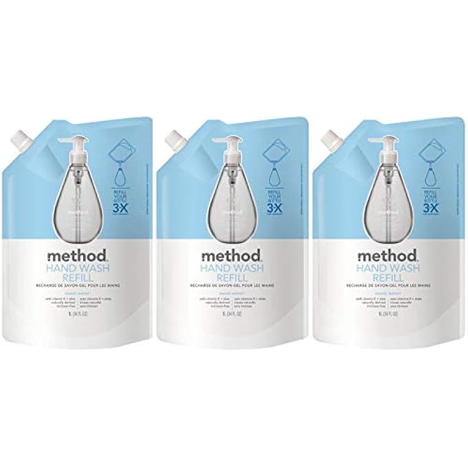 Method GEL HAND SOAP REFILL, SWEET WATER, 34 FL OZ (PACK OF 3) - Image 1